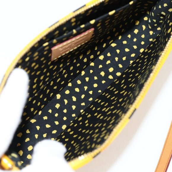 LOUIS VUITTON Vernis Yayoi Kusama Pochette Accessoires Jaune - Picture 13 of 15